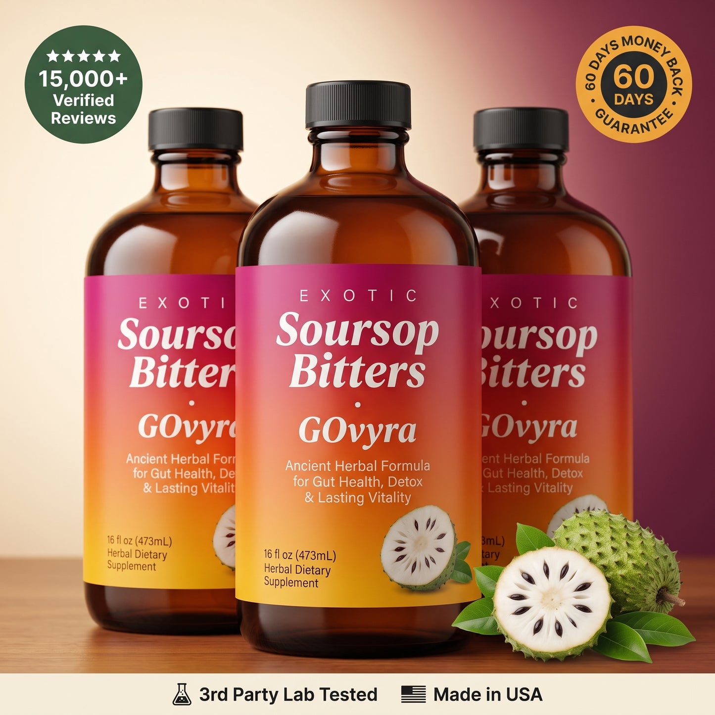 GOvyra™ Soursop Gut Reset Bitters