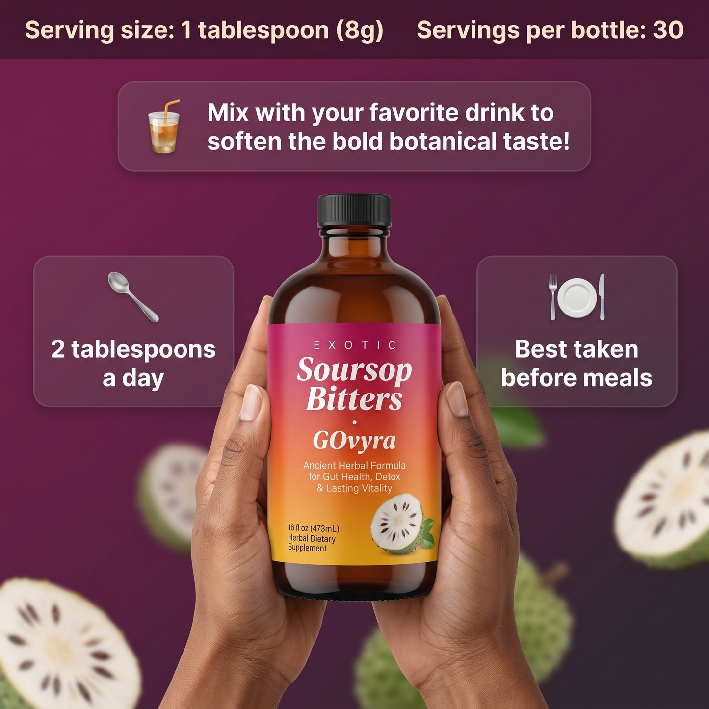 GOvyra™ Soursop Gut Reset Bitters