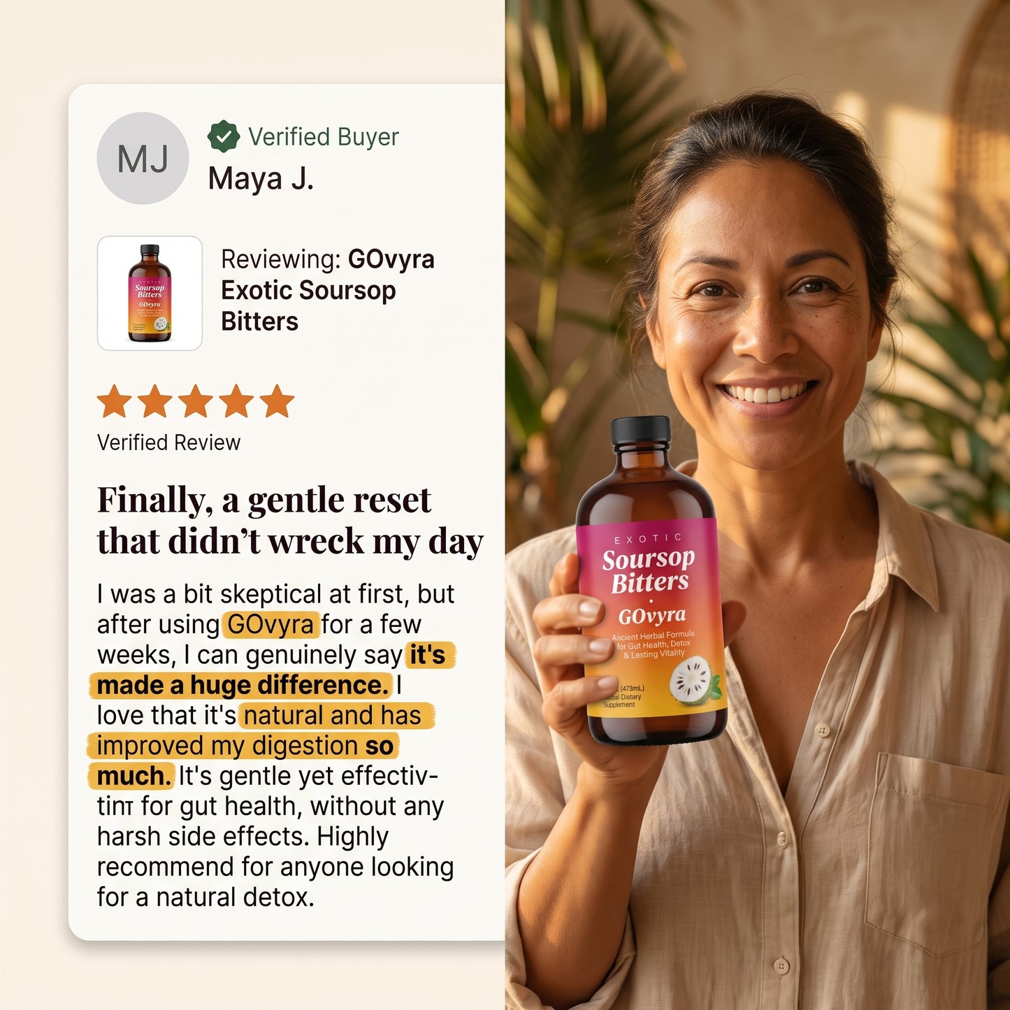GOvyra™ Soursop Gut Reset Bitters