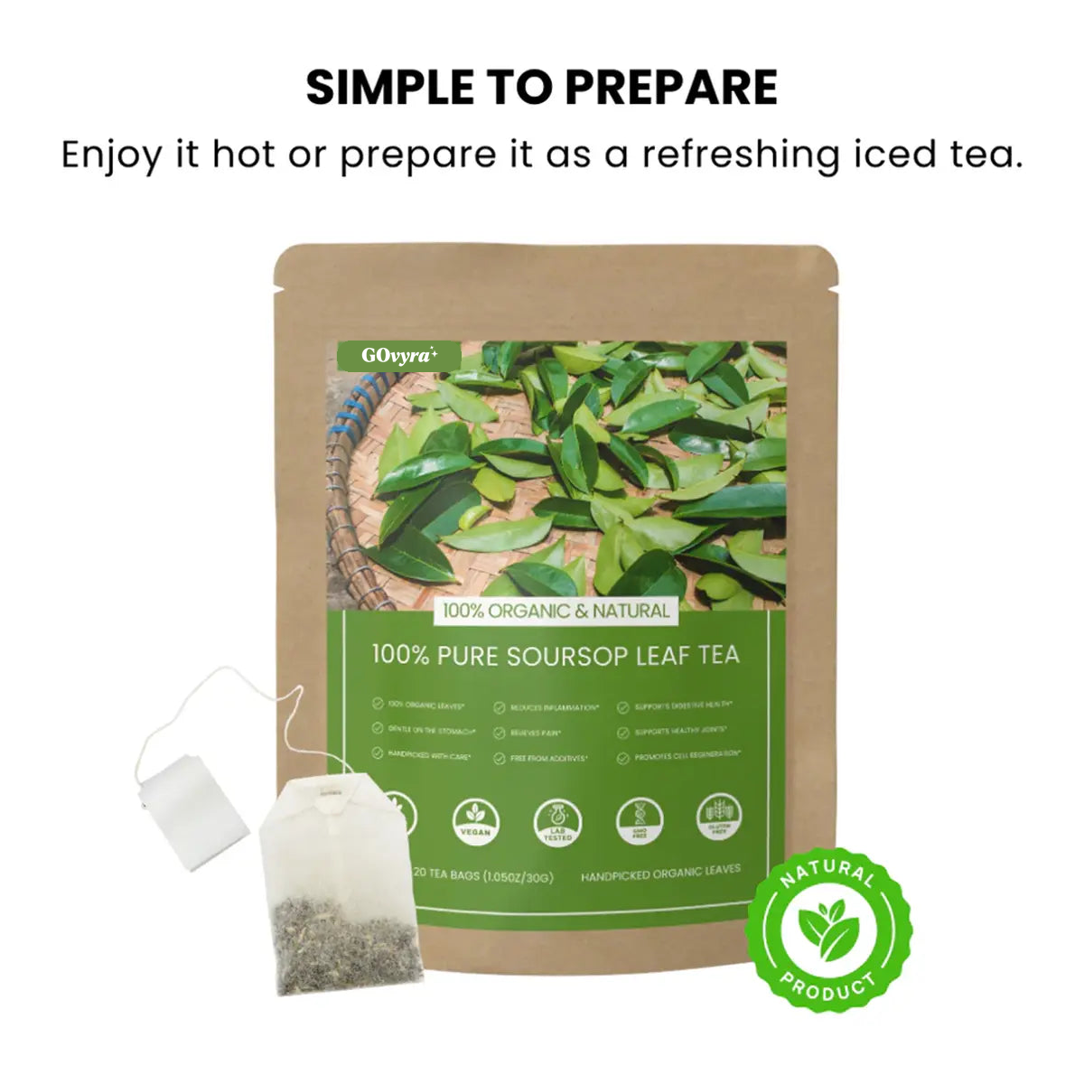 GOvyra™ Organic Soursop Leaf Tea