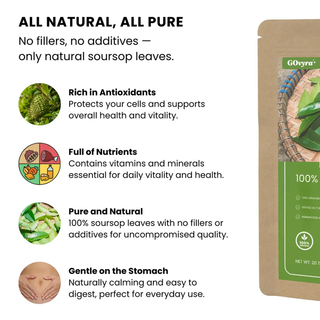 GOvyra™ Organic Soursop Leaf Tea