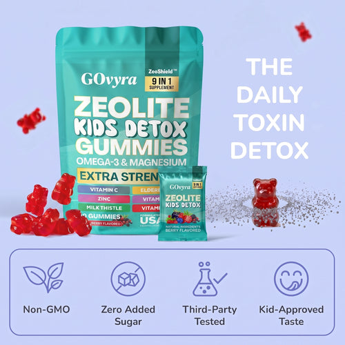 GOvyra™ KidsShield Daily Detox & Immunity Gummies