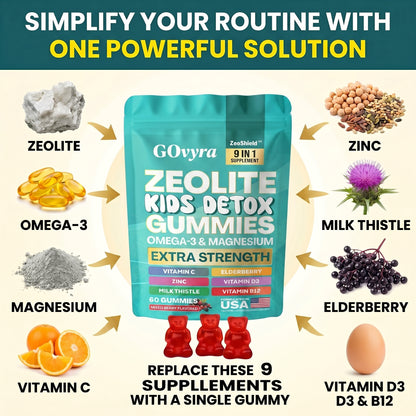 GOvyra™ KidsShield Daily Detox & Immunity Gummies