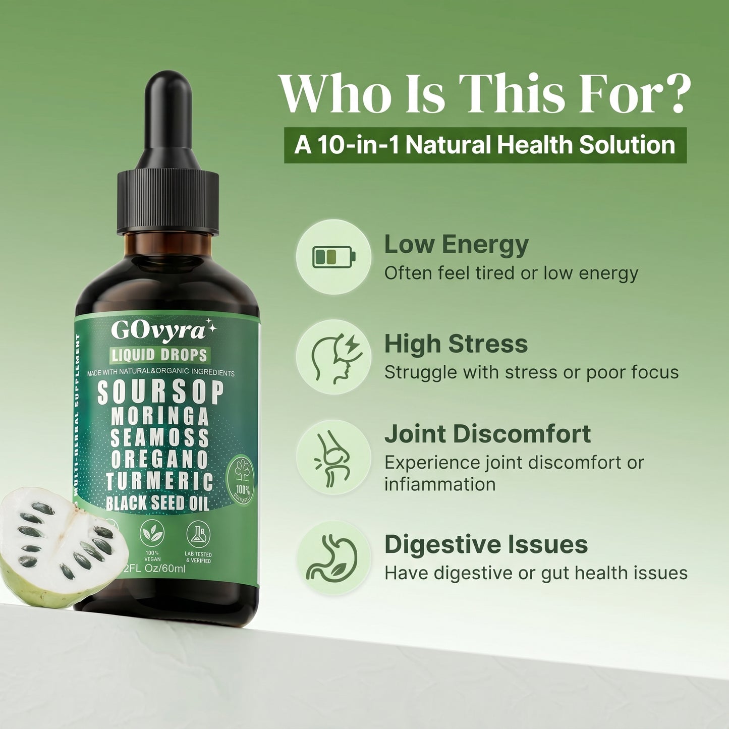 GOvyra™ 10-in-1 Liquid Extract Drops