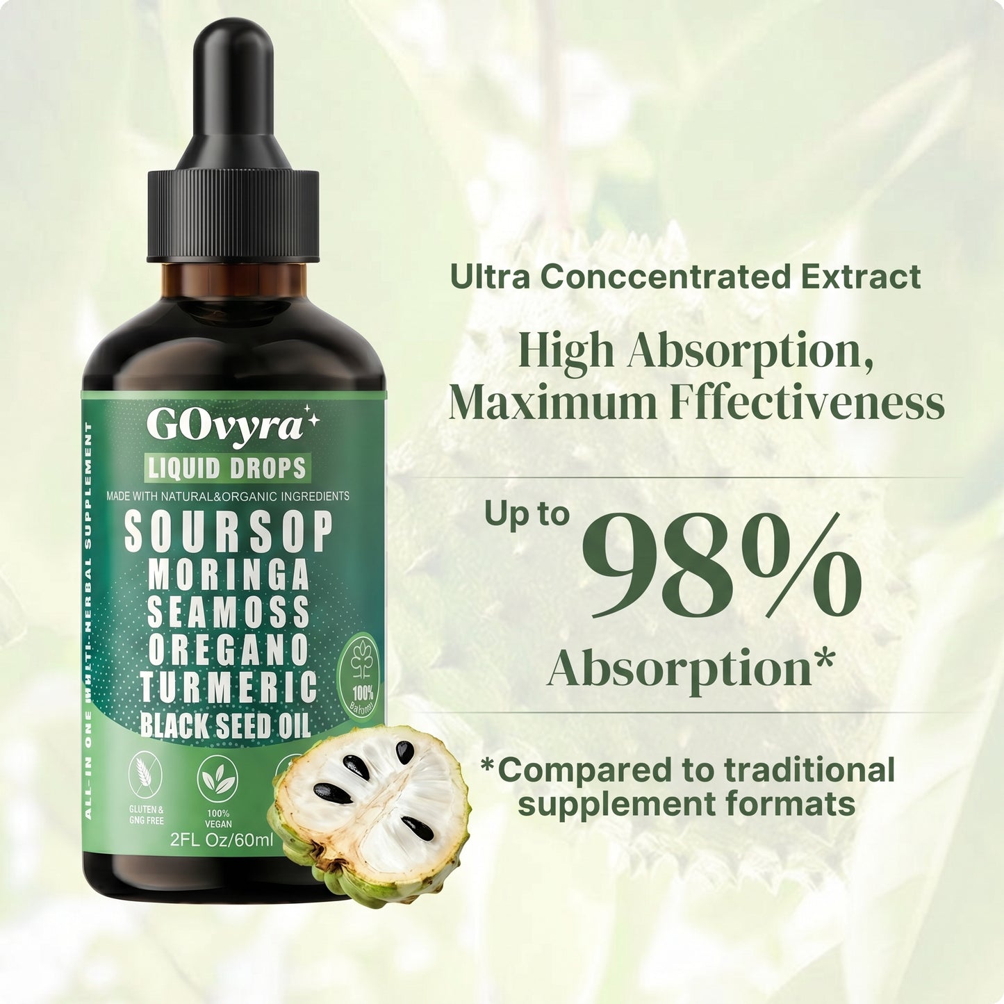 GOvyra™ 10-in-1 Liquid Extract Drops